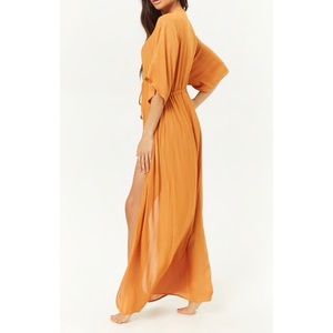 Longline Swim Cover-Up Kimono